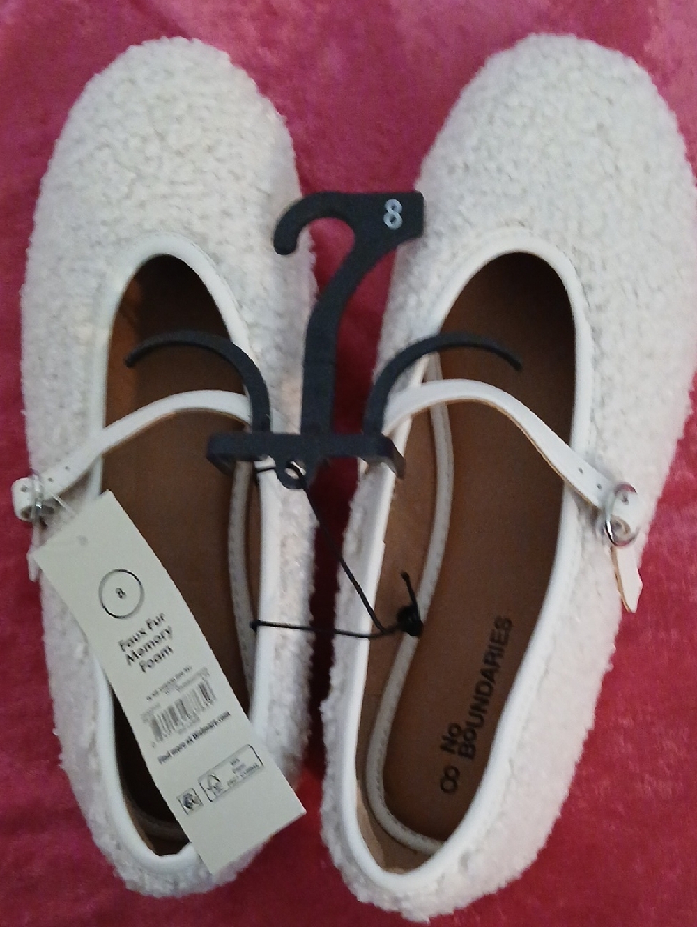 No Boundaries Cream/Tan Mary Jane Flats